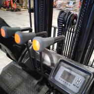 Электрический вилочный погрузчик Noblelift FE4P14QC Duplex mast (Свинц-кислот 400Ач, FFL, В-2700мм), высота подъема 2700 мм, грузоподъемность 1400 кг, ширина вил 100 мм
