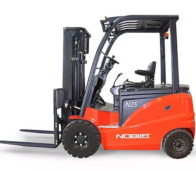 Электрический вилочный погрузчик Noblelift FE4P20N Duplex mast (Литий 412Ач, В-3000мм), высота подъема 3000 мм, грузоподъемность 2000 кг, ширина вил 120 мм