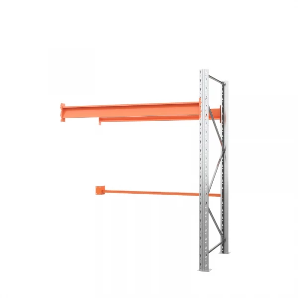 Секция приставная стеллажа металлического паллетного 2000х1800х1100 мм (70.1.5). Ярусы: пол+1 HV Market