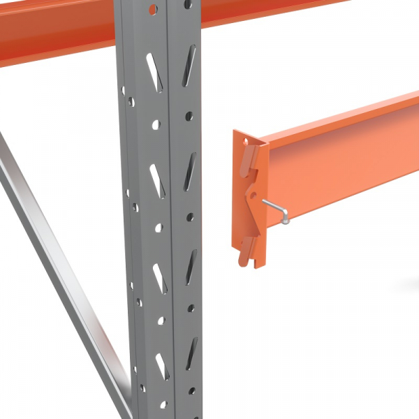 Стеллаж металлический паллетный 2000х1800х1100 мм (70.1.5). Ярусы: пол+1 HV Market