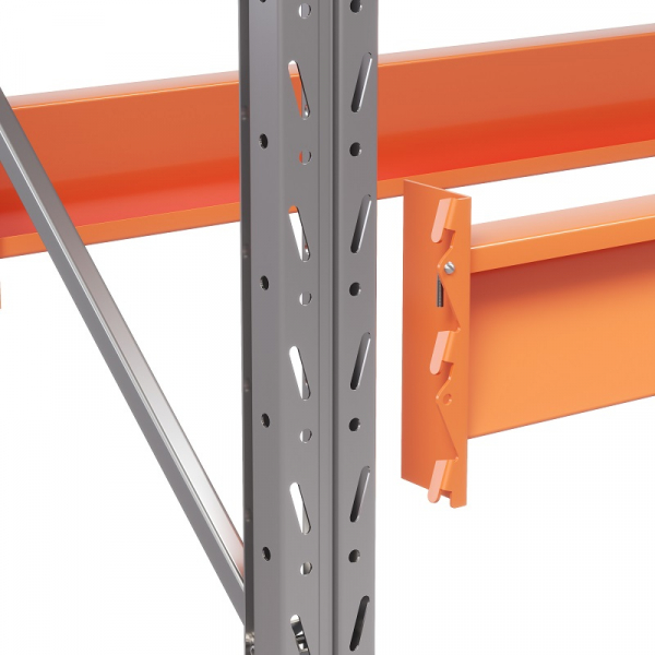 Секция приставная стеллажа металлического паллетного 2500х2700х1100 мм (85.1.5). Ярусы: пол+2 HV Market