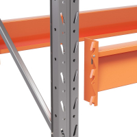 Секция приставная стеллажа металлического паллетного 2500х2700х1100 мм (85.1.5). Ярусы: пол+2 HV Market