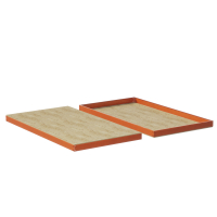 Ярус стеллажа Профи Т, фанерный настил (1540х655 мм) HV Market