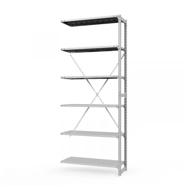 Приставная секция ТСУ Стеллаж (2200х760х300) 6 полок HV Market