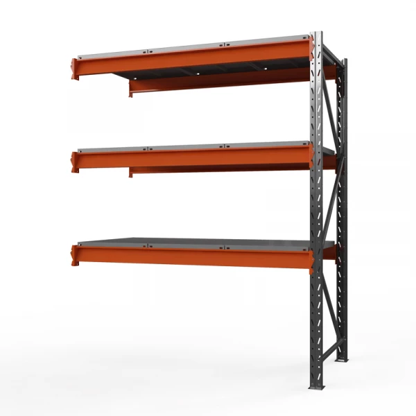 Секция приставная стеллажа металлического ОПТИМА, 3000х1250х785 мм. Полки: 3 шт. метал. HV Market