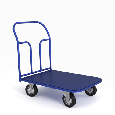 Тележка платформенная ТП 4 (600х1200) г/п 300 кг.125 черная резина HV Market