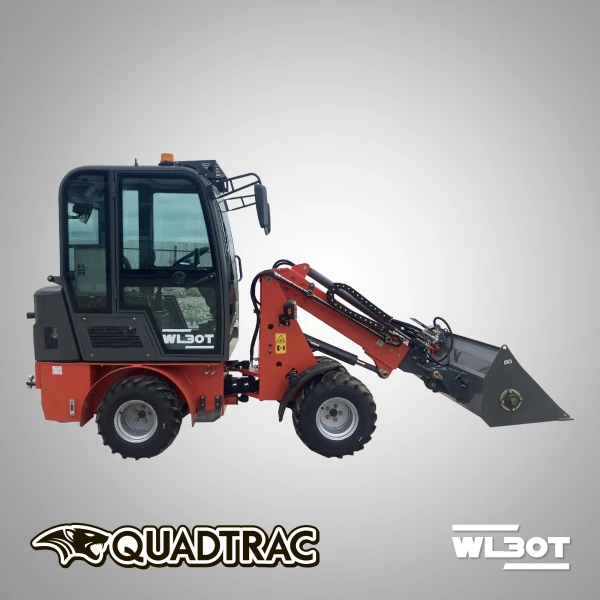 Мини-погрузчик QUADTRAC WL30T (600 кг, телескопическая стрела 3500 мм)