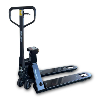 Гидравлическая тележка с весами и принтером OX 20VP OXLIFT 2000 кг HV Market