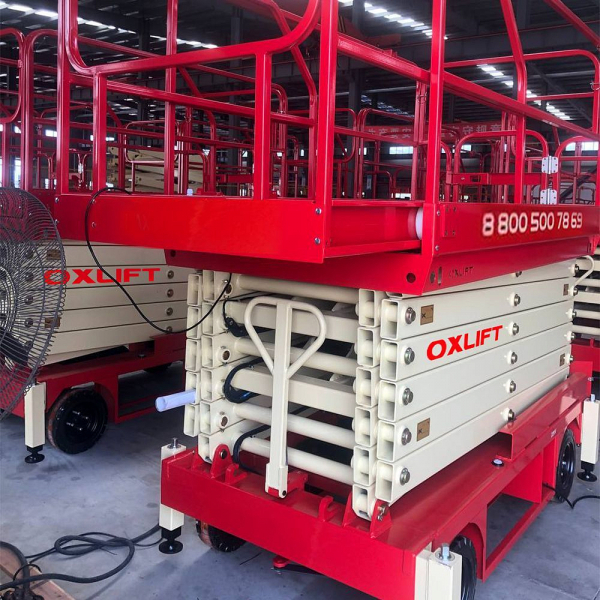 Ножничный подъемник QX-050-120 AC/DC OXLIFT 12000 мм 500 кг