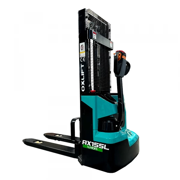 Самоходный штабелер OXLIFT AX155L 3600 мм 1550 кг Li-ion 100Ah HV Market