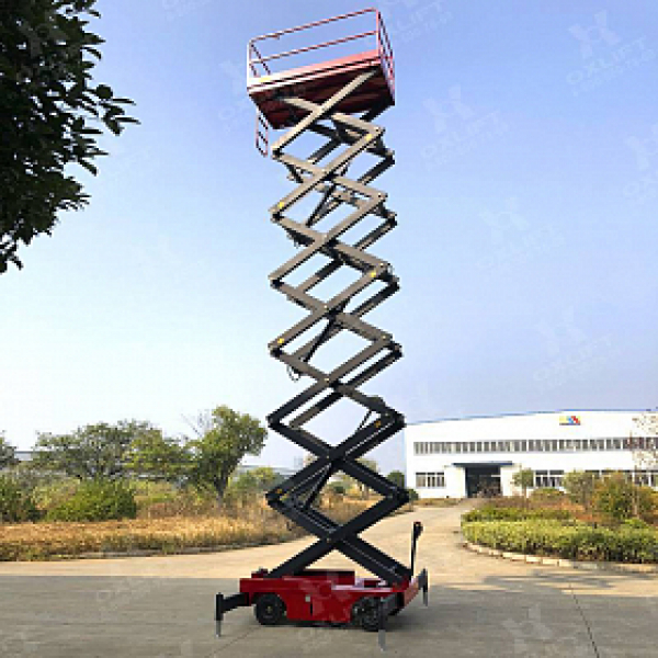 Самоходный ножничный подъемник QZ-030-110 OXLIFT 11000 мм 300 кг