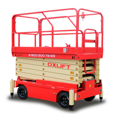 Ножничный подъемник QX-050-075 AC/DC OXLIFT 7500 мм 500 кг