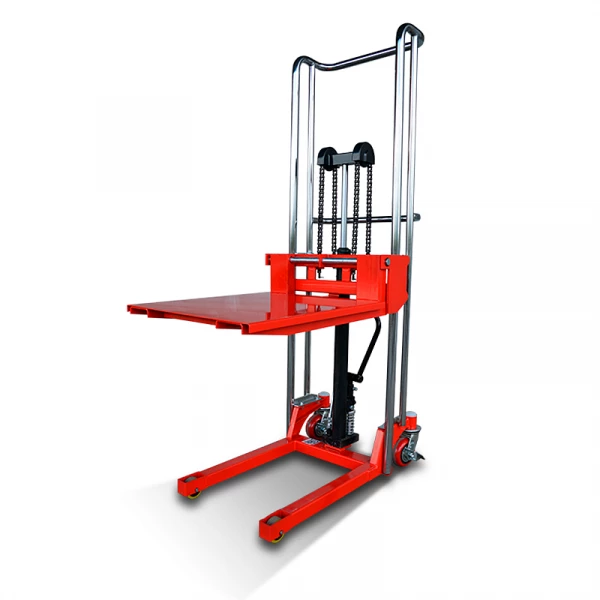 Ручной гидравлический штабелер с подъемной платформой OXLIFT HS4015 1500 мм 400 кг