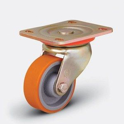 Колесо большегрузное полиуретановое поворотное ED01 VBP ⌀ 80 HV Market