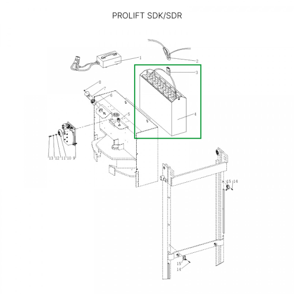 Аккумуляторная батарея 24В 150 Ач Li-ion