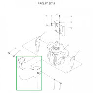 Кожух моторного отсека для тележек SD15 HV Market