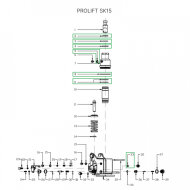Ремкомплект гидроцилиндра для тележек SK15/SD15L HV Market