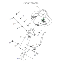 Корпус кнопки подъема-опускания вил для штабелеров SDR 1533/1536/1545S/1645/1656/2036/2045, SDK HV Market