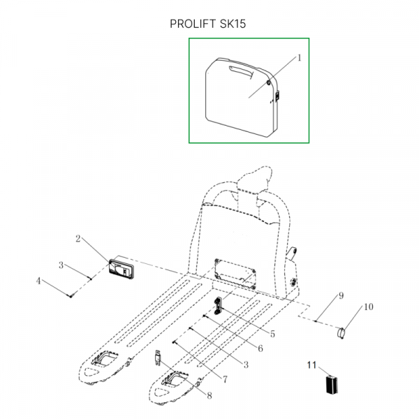 Аккумуляторная батарея 24В 20Ач Li-ion для тележек SD15L/SK15 HV Market