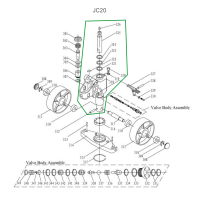 Ось крепления ручки для гидравлических тележек JC20 HV Market