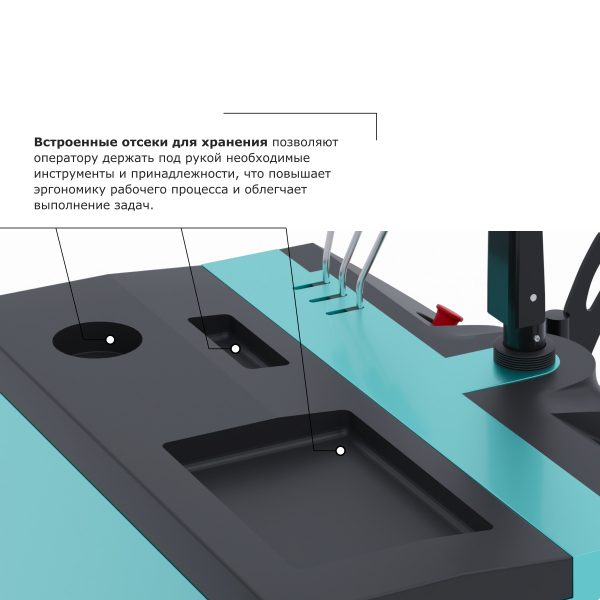 Штабелер с выдвижной мачтой (мини-ричтрак) PROLIFT PRO MRV 1535 HV Market