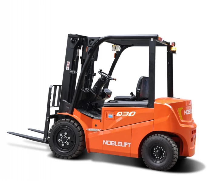Электрический вилочный погрузчик Noblelift FE4P30Q Triplex mast (Литий 412Ач, FFL, В-4500мм), высота подъема 4500 мм, грузоподъемность 3000 кг, ширина вил 125 мм