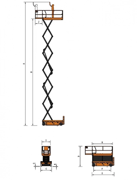 Ножничный подъемник Skyboom SSL-06DC