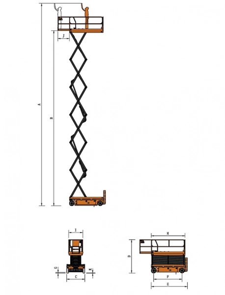 Ножничный подъемник Skyboom SSL-10HD