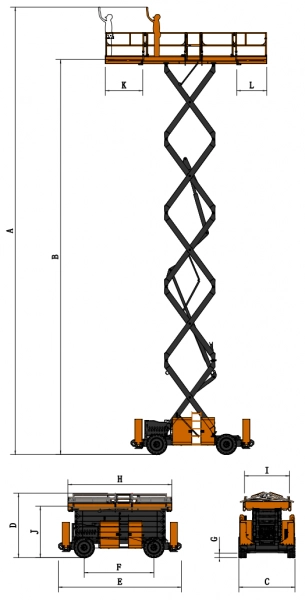 Ножничный подъемник Skyboom SSL-18RT