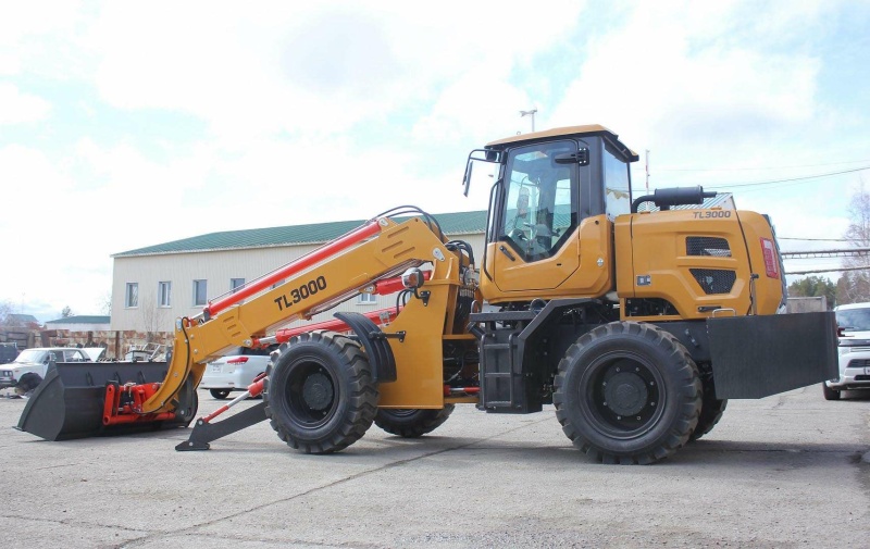 Телескопический погрузчик MTK TL3000 с аутригерами