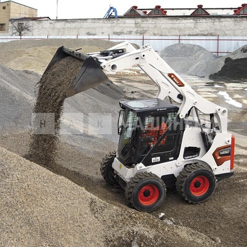 Мини-погрузчик Bobcat S650 Hi Flow 2 speed (AC, джойстики), высота подъема 3149 мм