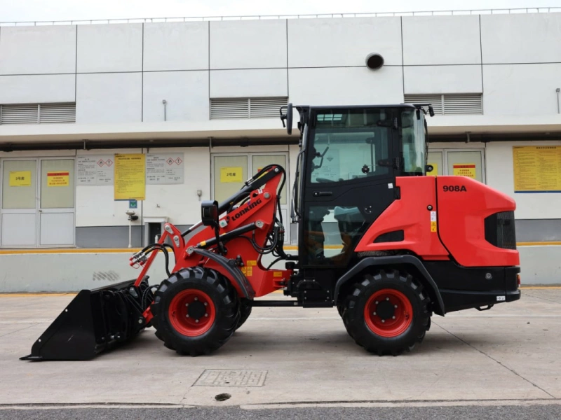 Фронтальный погрузчик Lonking CDM908A, двигатель Kubota, грузоподъемность 800 кг