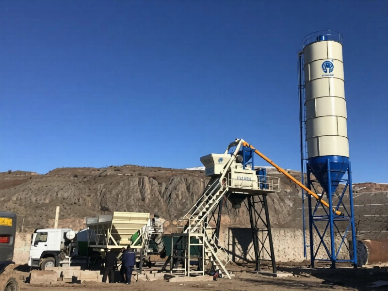 Бетонный завод HZS35