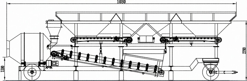 Бетонный завод мобильный YHZM20