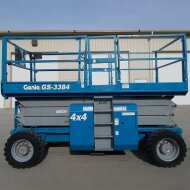 Ножничный подъемник GENIE GЕNIE GS-3384 RT, грузоподъемность 1134 кг
