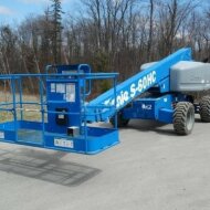 Телескопический подъемники GENIE GЕNIE S-60HC, грузоподъемность 340 кг, размер платформы 0.91 × 2.44 м