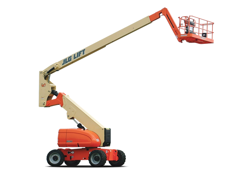 Самоходный коленчатый подъемник JLG 800AJ, грузоподъемность 230 кг, рабочая высота 26.38 м, тип питания Электрический