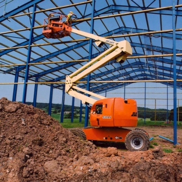 Самоходный коленчатый подъемник JLG 510AJ, грузоподъемность 230 кг, рабочая высота 17.81 м, тип питания дизель (LRC)