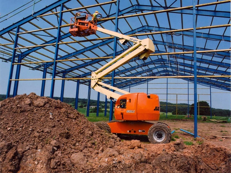 Самоходный коленчатый подъемник JLG 510AJ, грузоподъемность 230 кг, рабочая высота 17.81 м, тип питания дизель (LRC)