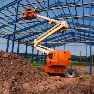 Самоходный коленчатый подъемник JLG 510AJ, грузоподъемность 230 кг, рабочая высота 17.81 м, тип питания дизель (LRC)