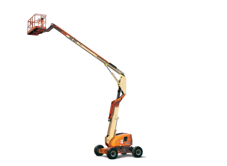 Самоходный коленчатый подъемник JLG 600AN, грузоподъемность 230 кг, рабочая высота 20.42 м, тип питания Дизель