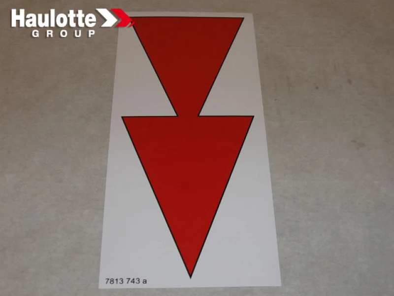 3078137430 - Наклейка «Красная стрелка»