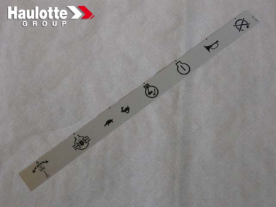 3078137580 - Наклейка на пульт управление