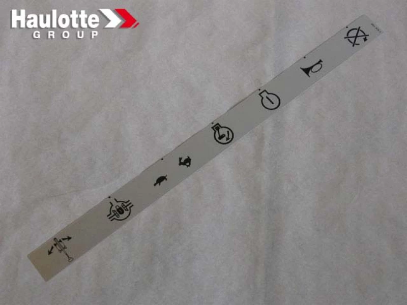 3078137580 - Наклейка на пульт управление