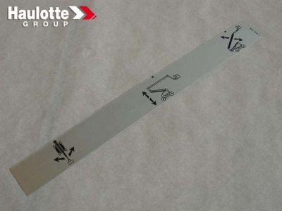 3078137600 - Наклейка на пульт управление