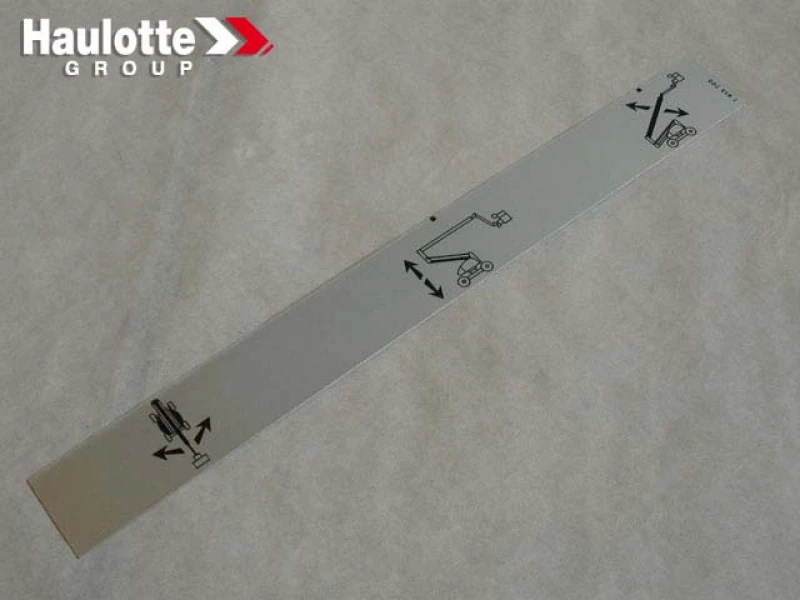 3078137600 - Наклейка на пульт управление