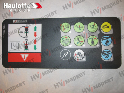 3078145930 - Наклейка на верхний пульт управления для подъемника марки HA12IP