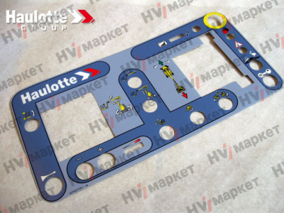 307P227720 - Наклейка на пульт управления для подъемника марки Compact 12DX