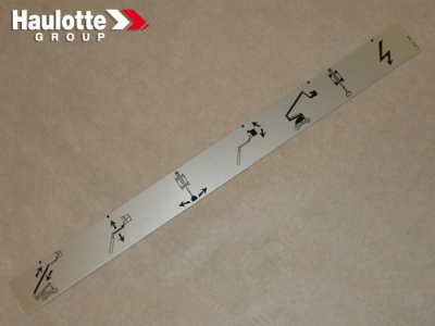 3078137590 - Наклейка на пульт управление