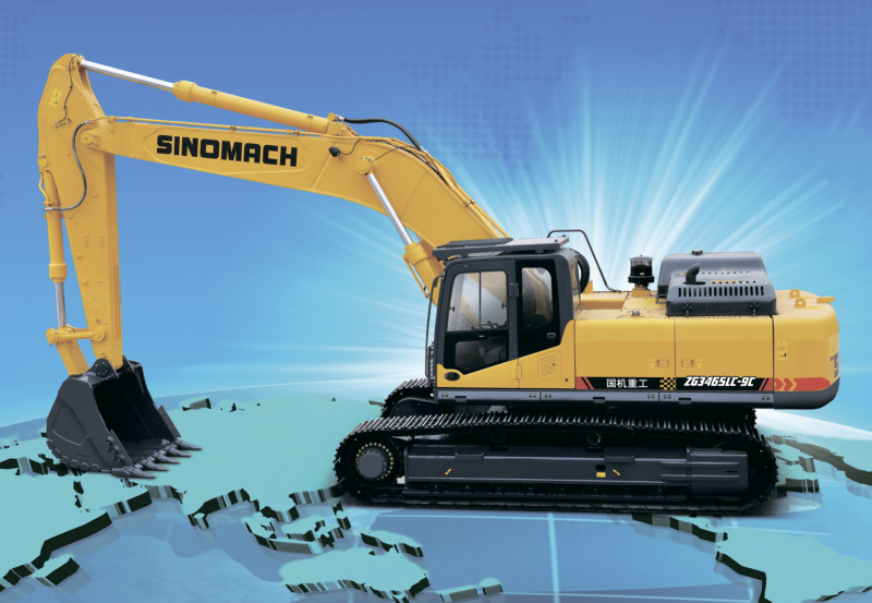 Гусеничный экскаватор SINOMACH ZG3485LC-9C, эксплуатационная масса 48000 кг